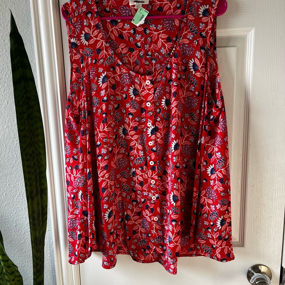 Colorful woman’s “new” top plus size